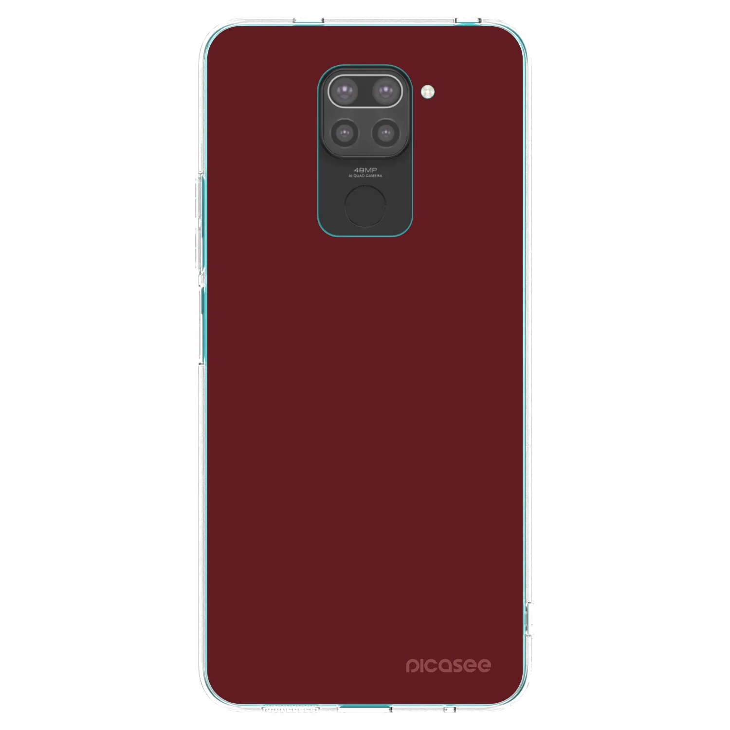 Picasee silikonový černý obal pro Xiaomi Redmi Note 9 - Red Bliss