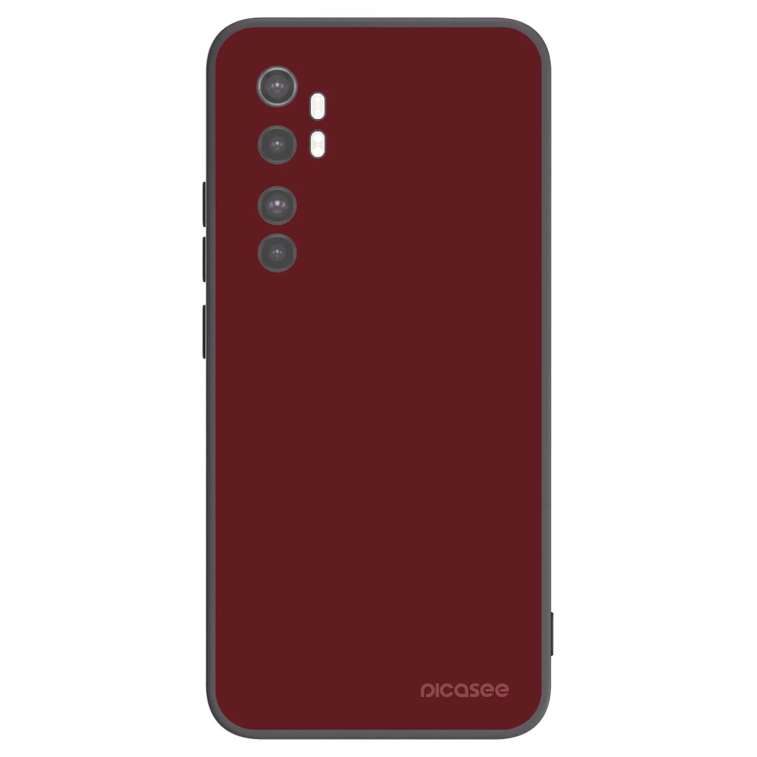 Picasee silikonový černý obal pro Xiaomi Mi Note 10 Lite - Red Bliss