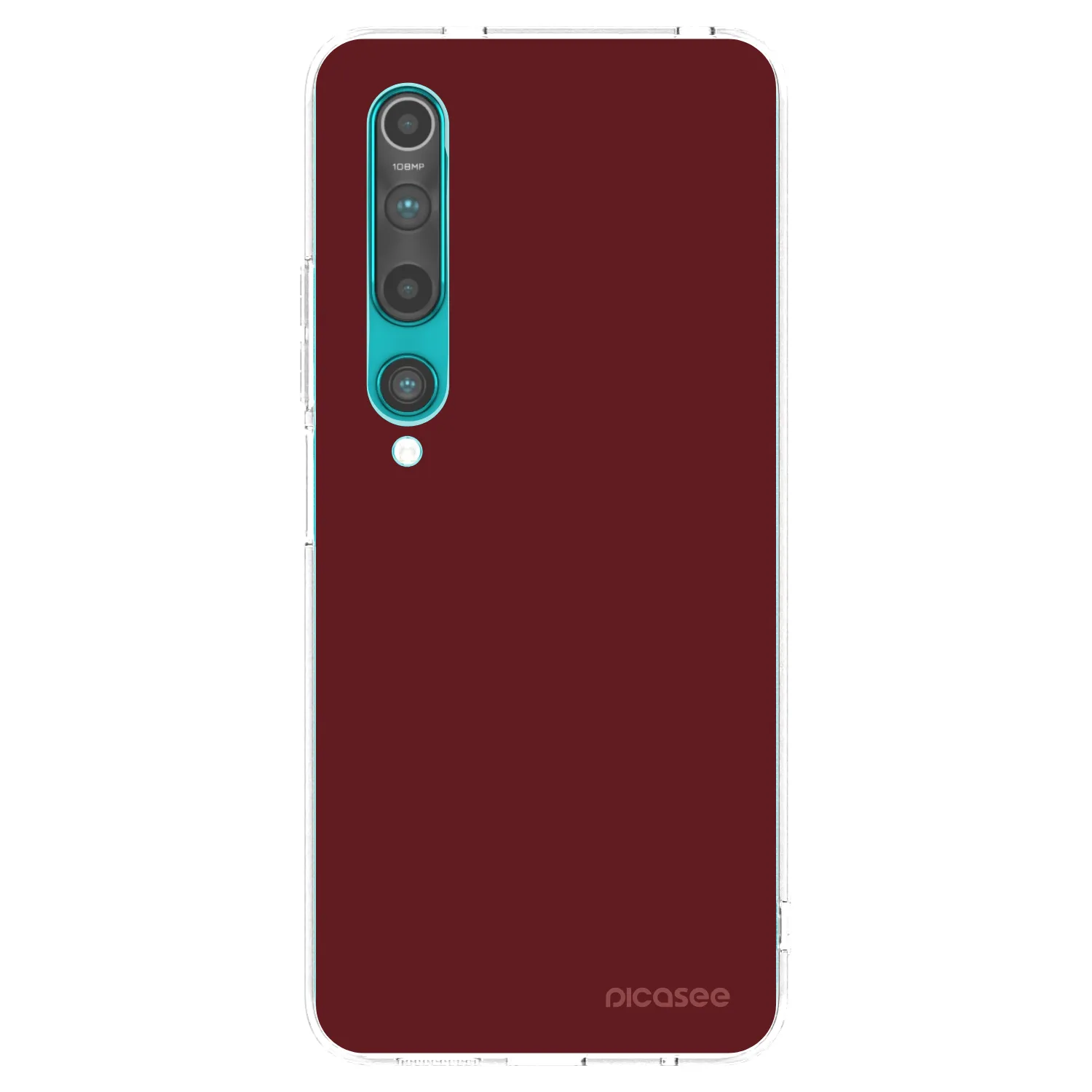 Picasee silikonový průhledný obal pro Xiaomi Mi 10 - Red Bliss