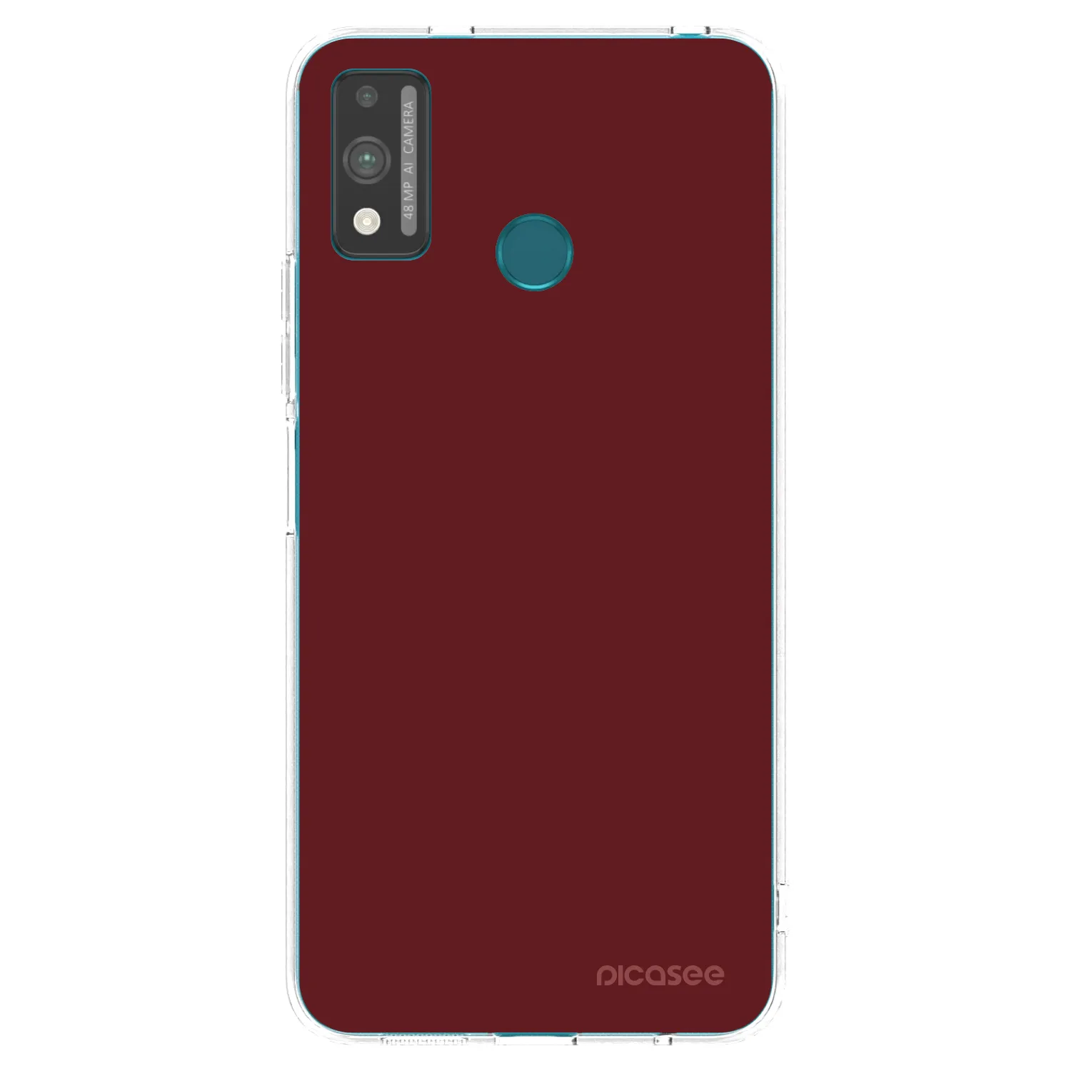 Picasee silikonový průhledný obal pro Honor 9X Lite - Red Bliss