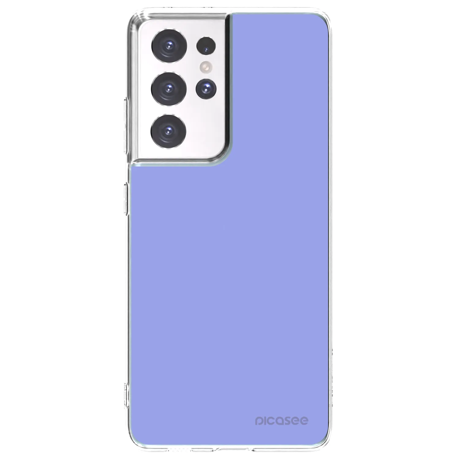 Picasee silikonový průhledný obal pro Samsung Galaxy S21 Ultra 5G G998B - Sky Whisper