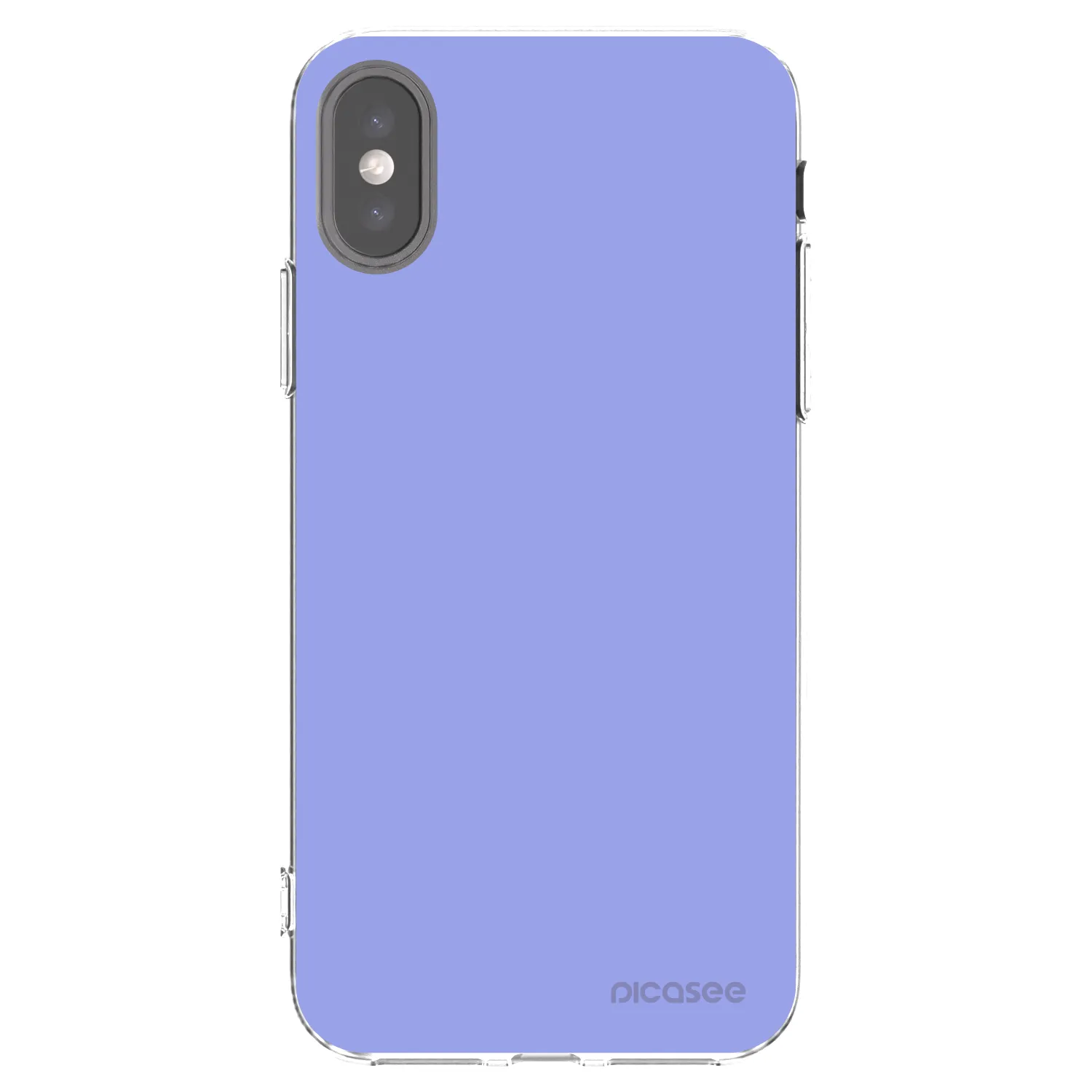 Picasee silikonový průhledný obal pro Apple iPhone X/XS - Sky Whisper