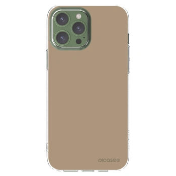 Picasee silikonový průhledný obal pro Apple iPhone 13 Pro Max - Soft Sand