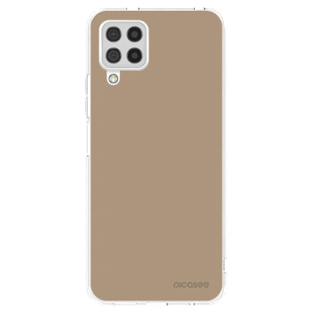 Picasee silikonový průhledný obal pro Samsung Galaxy A22 A225F 4G - Soft Sand