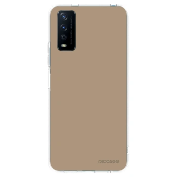 Picasee silikonový průhledný obal pro Vivo Y11s - Soft Sand