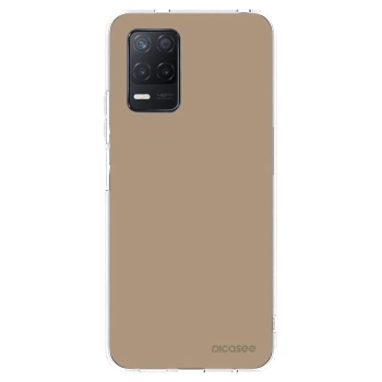 Picasee silikonový průhledný obal pro Realme 8 5G - Soft Sand