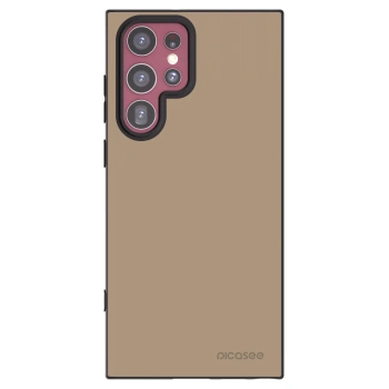 Picasee silikonový černý obal pro Samsung Galaxy S22 Ultra 5G - Soft Sand