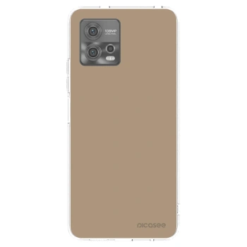Picasee silikonový průhledný obal pro Motorola Moto G72 - Soft Sand