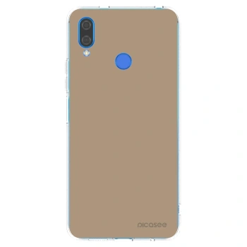 Picasee silikonový průhledný obal pro Huawei Nova 3 - Soft Sand
