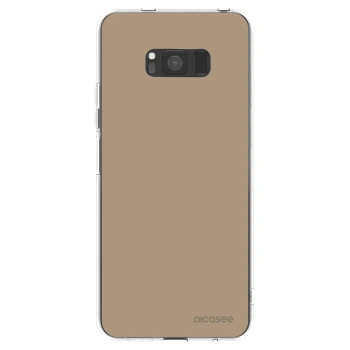 Picasee silikonový průhledný obal pro Samsung Galaxy S8 G950F - Soft Sand