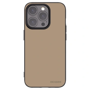 Picasee silikonový černý obal pro Apple iPhone 15 Pro - Soft Sand