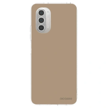 Picasee silikonový průhledný obal pro Motorola Moto G51 - Soft Sand