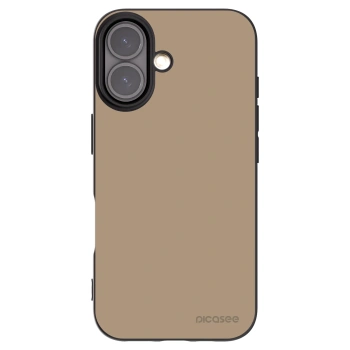 Picasee silikonový černý obal pro Apple iPhone 16 - Soft Sand