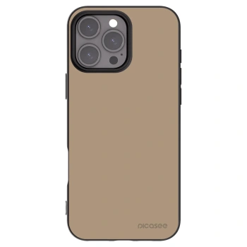 Picasee silikonový černý obal pro Apple iPhone 16 Pro Max - Soft Sand