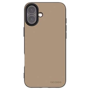 Picasee silikonový černý obal pro Apple iPhone 16 Plus - Soft Sand