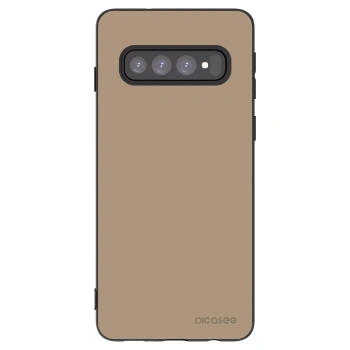 Picasee silikonový černý obal pro Samsung Galaxy S10 G973 - Soft Sand