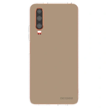 Picasee silikonový průhledný obal pro Huawei P30 - Soft Sand