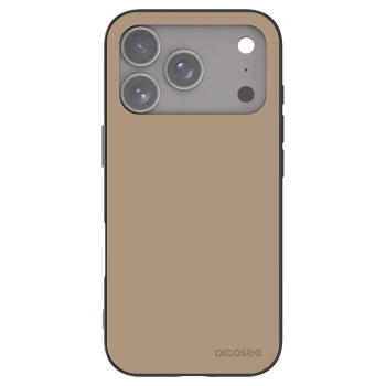 Picasee silikonový černý obal pro Apple iPhone 17 Pro - Soft Sand