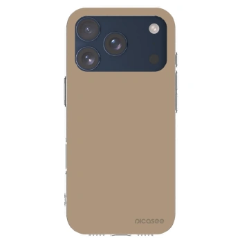 Picasee silikonový průhledný obal pro Apple iPhone 17 Pro - Soft Sand