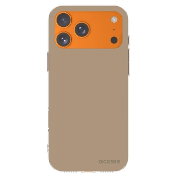 Picasee silikonový průhledný obal pro Apple iPhone 17 Pro Max - Soft Sand