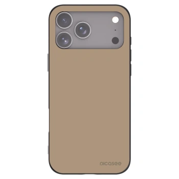 Picasee silikonový černý obal pro Apple iPhone 17 Pro Max - Soft Sand