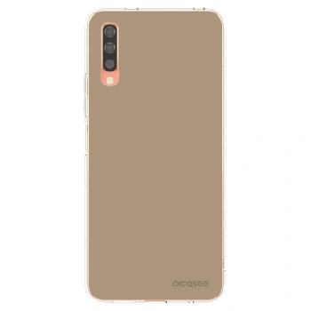 Picasee silikonový průhledný obal pro Samsung Galaxy A70 A705F - Soft Sand