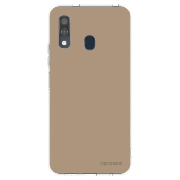 Picasee silikonový průhledný obal pro Samsung Galaxy A40 A405F - Soft Sand