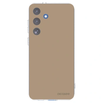 Picasee silikonový průhledný obal pro Samsung Galaxy S25 FE 5G - Soft Sand