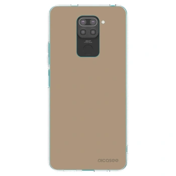 Picasee silikonový černý obal pro Xiaomi Redmi Note 9 - Soft Sand