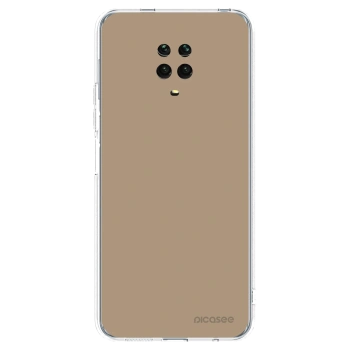 Picasee silikonový průhledný obal pro Xiaomi Redmi Note 9S - Soft Sand