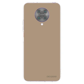 Picasee silikonový průhledný obal pro Xiaomi Poco F2 Pro - Soft Sand