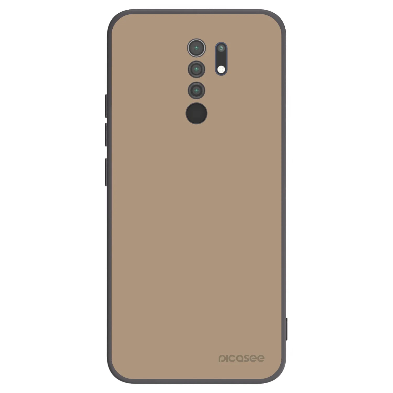 Picasee silikonový černý obal pro Xiaomi Redmi 9 - Soft Sand