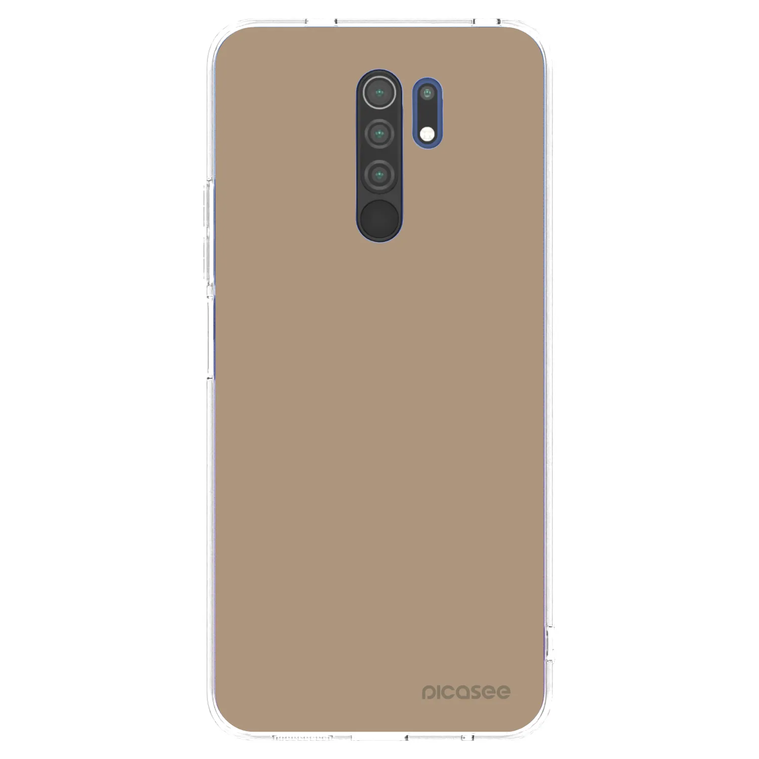 Picasee silikonový průhledný obal pro Xiaomi Redmi 9 - Soft Sand