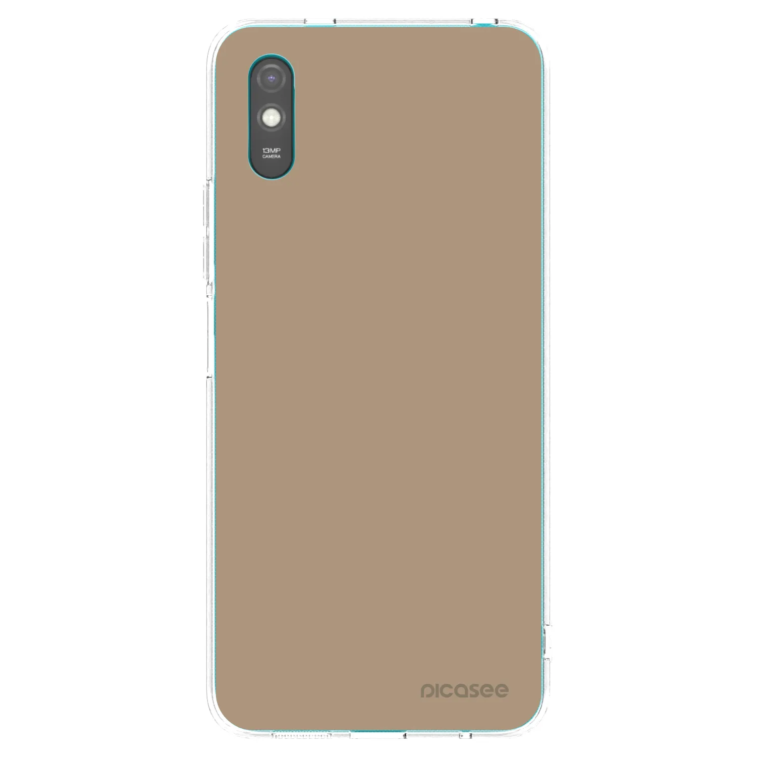Picasee silikonový průhledný obal pro Xiaomi Redmi 9A - Soft Sand