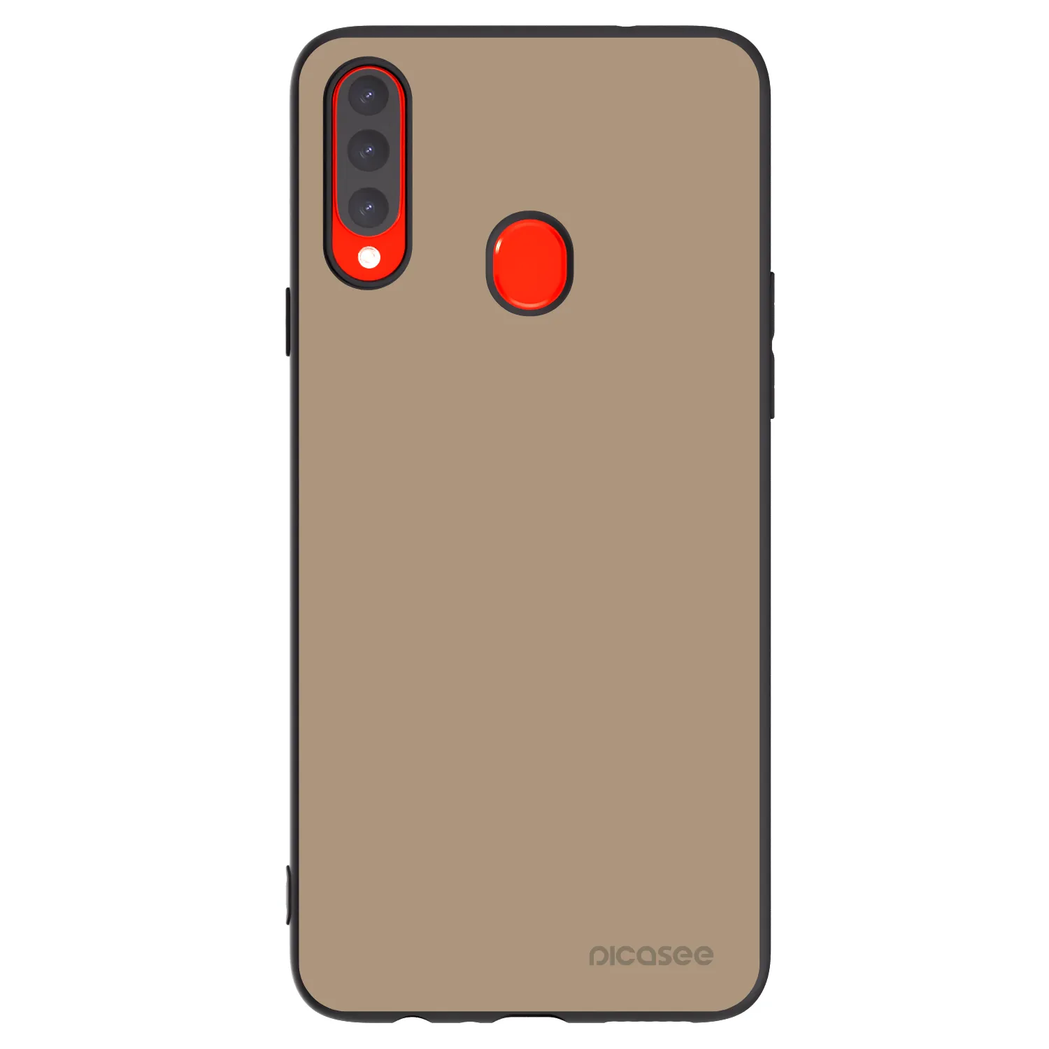 Picasee silikonový černý obal pro Samsung Galaxy A20s - Soft Sand
