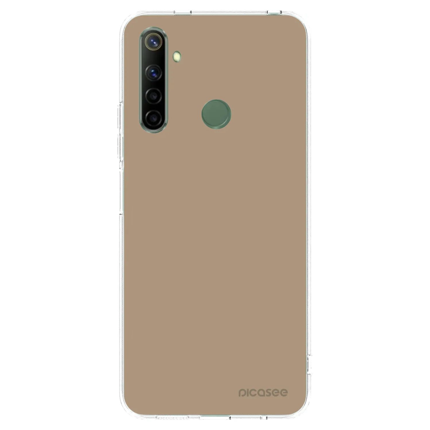 Picasee silikonový průhledný obal pro Realme 6i - Soft Sand
