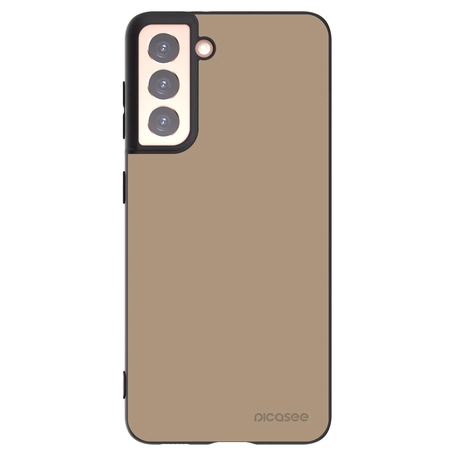 Picasee silikonový černý obal pro Samsung Galaxy S21 5G G991B - Soft Sand