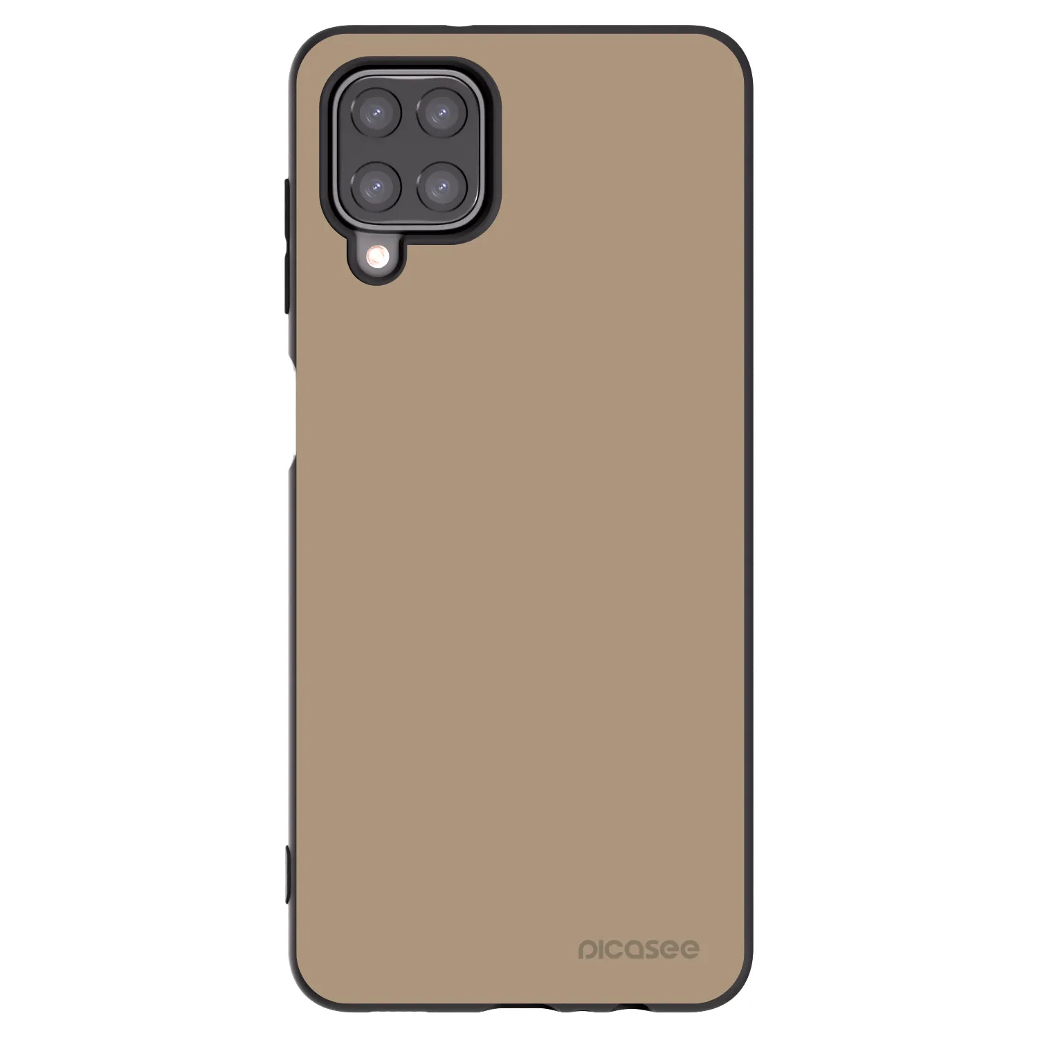 Picasee silikonový černý obal pro Samsung Galaxy A12 A125F - Soft Sand