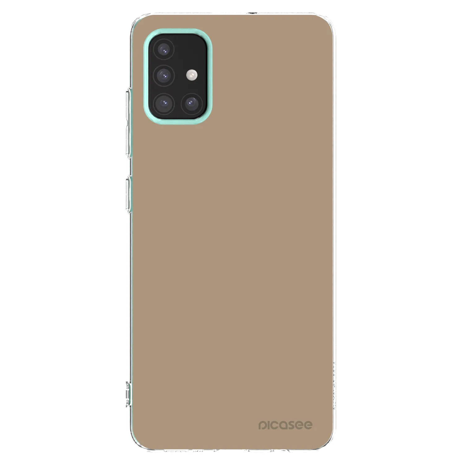 Picasee silikonový průhledný obal pro Samsung Galaxy M31s - Soft Sand