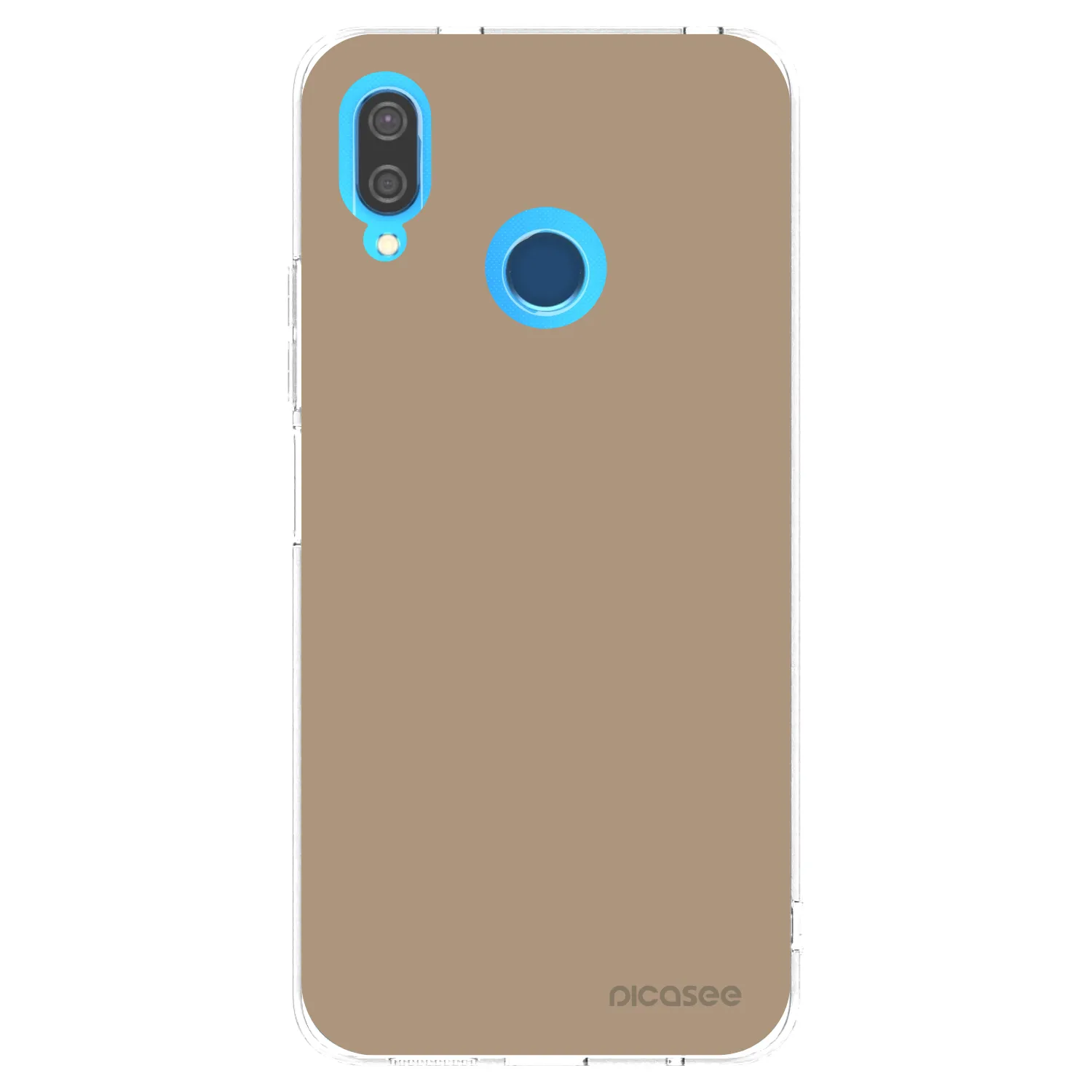 Picasee silikonový průhledný obal pro Huawei P20 Lite - Soft Sand