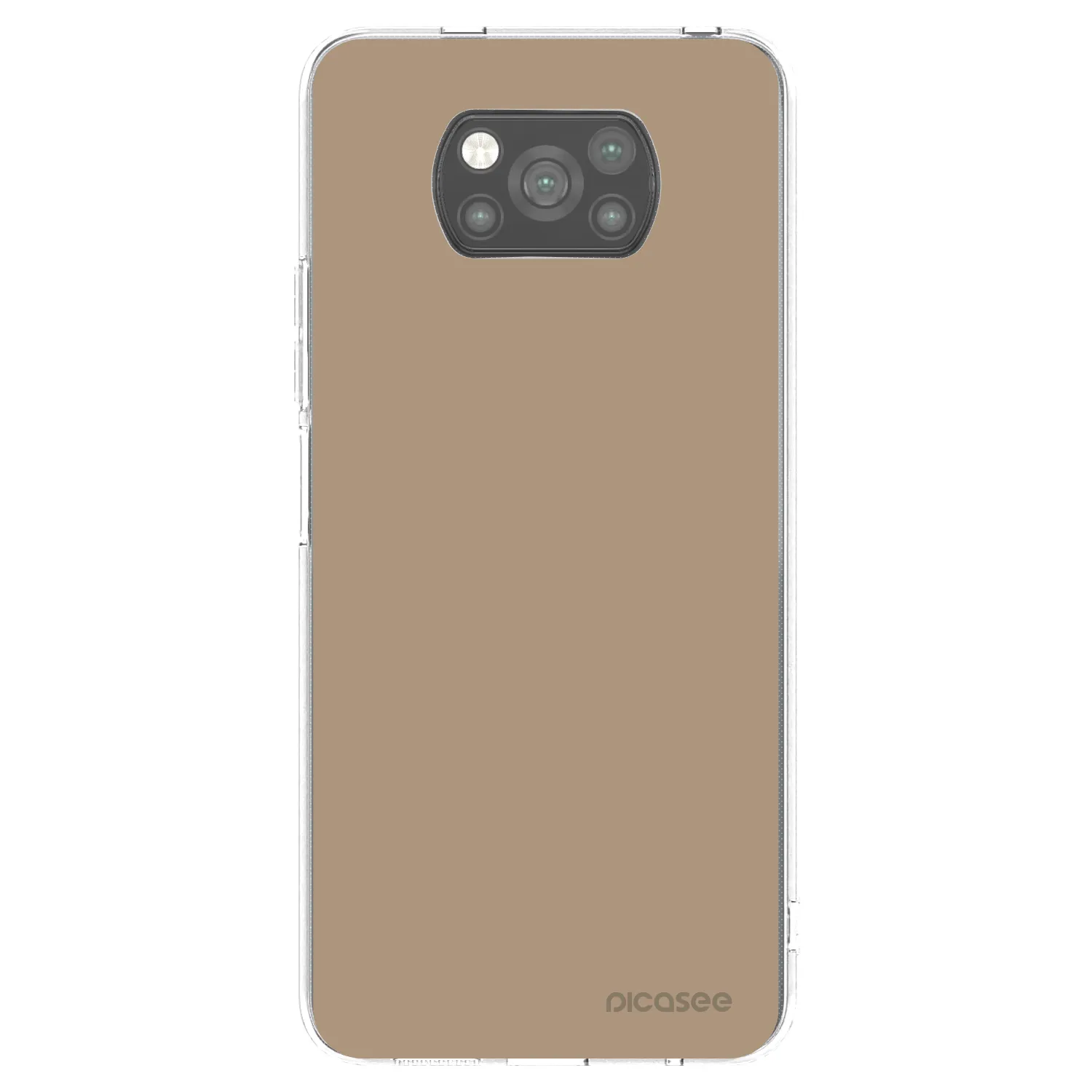 Picasee silikonový černý obal pro Xiaomi Poco X3 Pro - Soft Sand