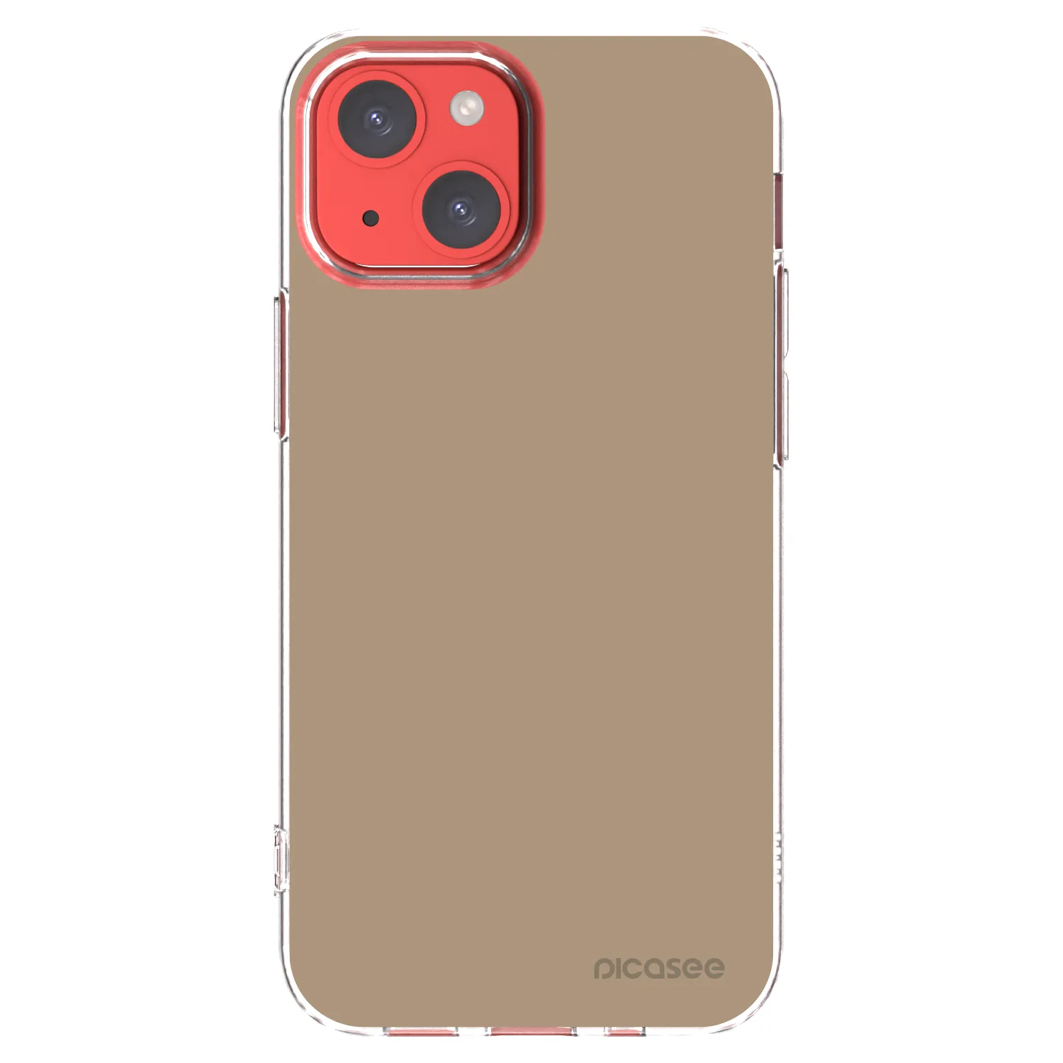 Picasee silikonový průhledný obal pro Apple iPhone 13 mini - Soft Sand