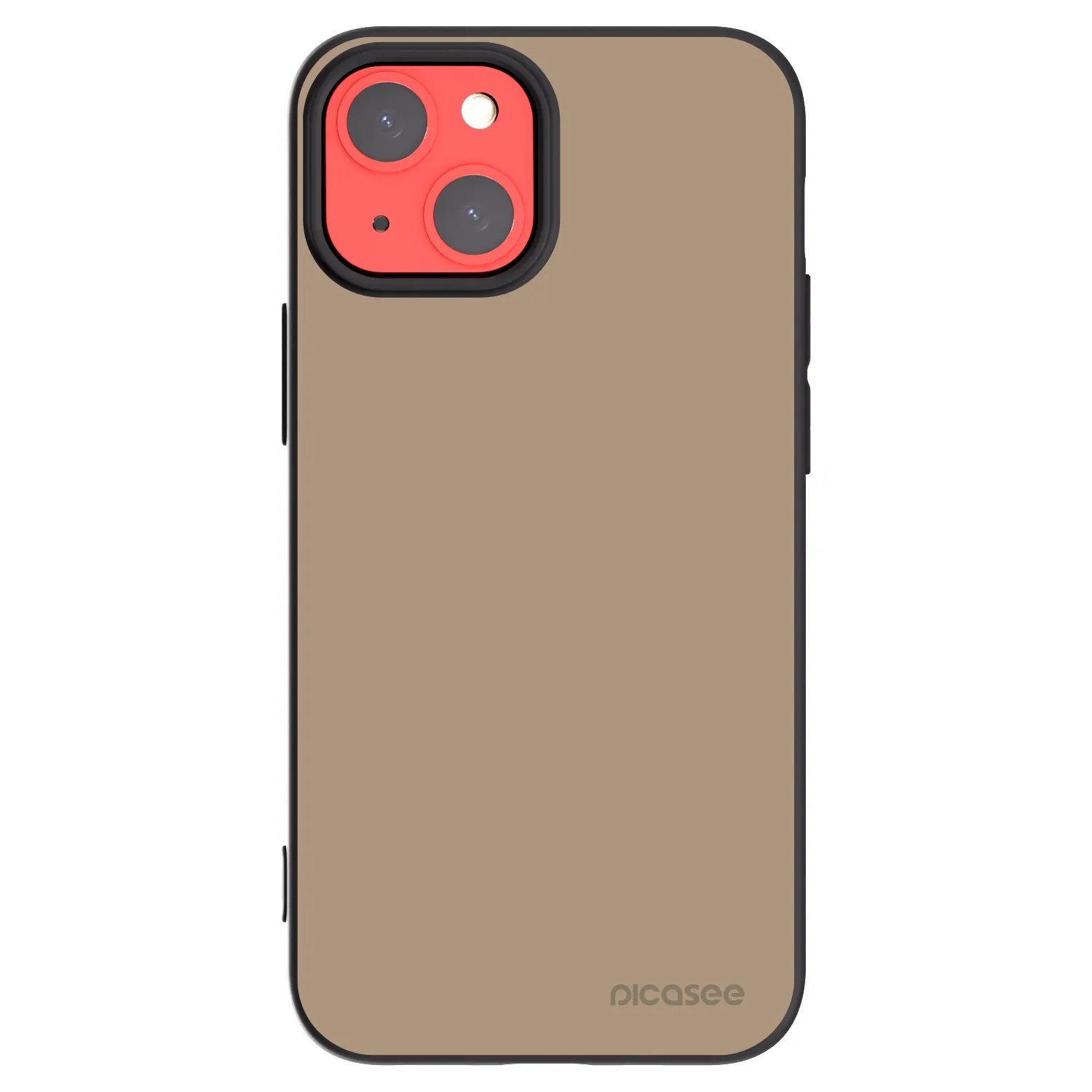Picasee silikonový černý obal pro Apple iPhone 13 mini - Soft Sand