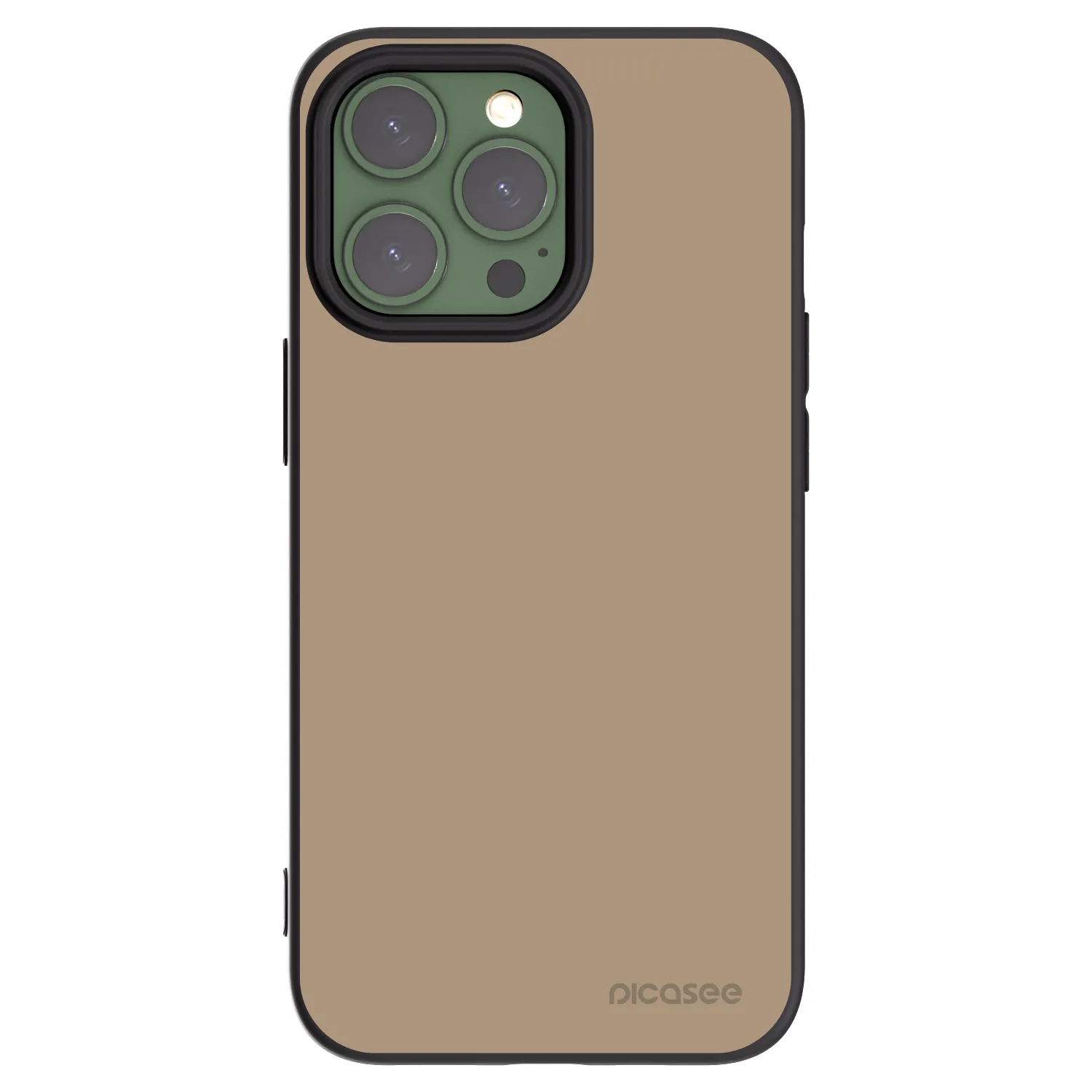 Picasee silikonový černý obal pro Apple iPhone 13 Pro - Soft Sand