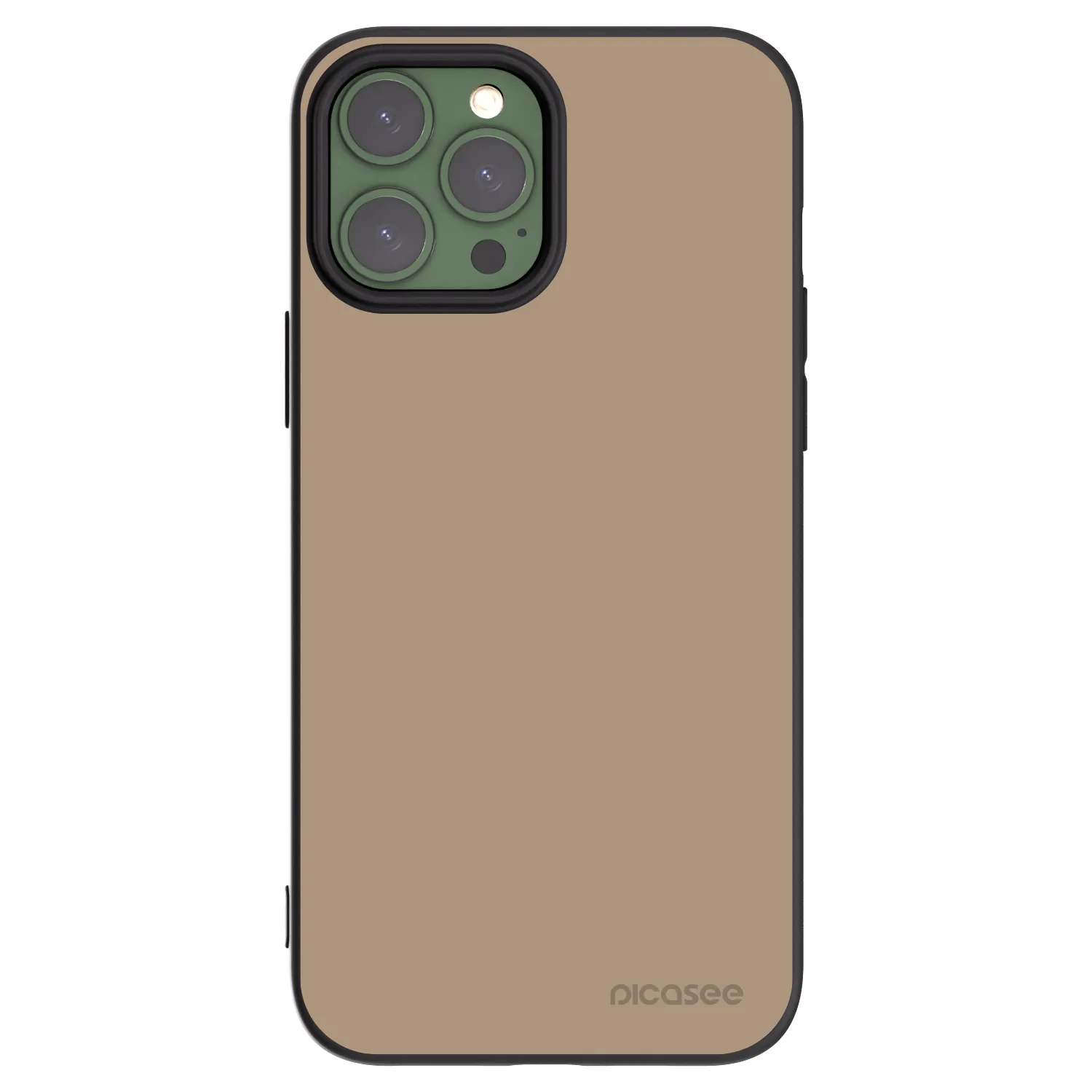 Picasee silikonový černý obal pro Apple iPhone 13 Pro Max - Soft Sand