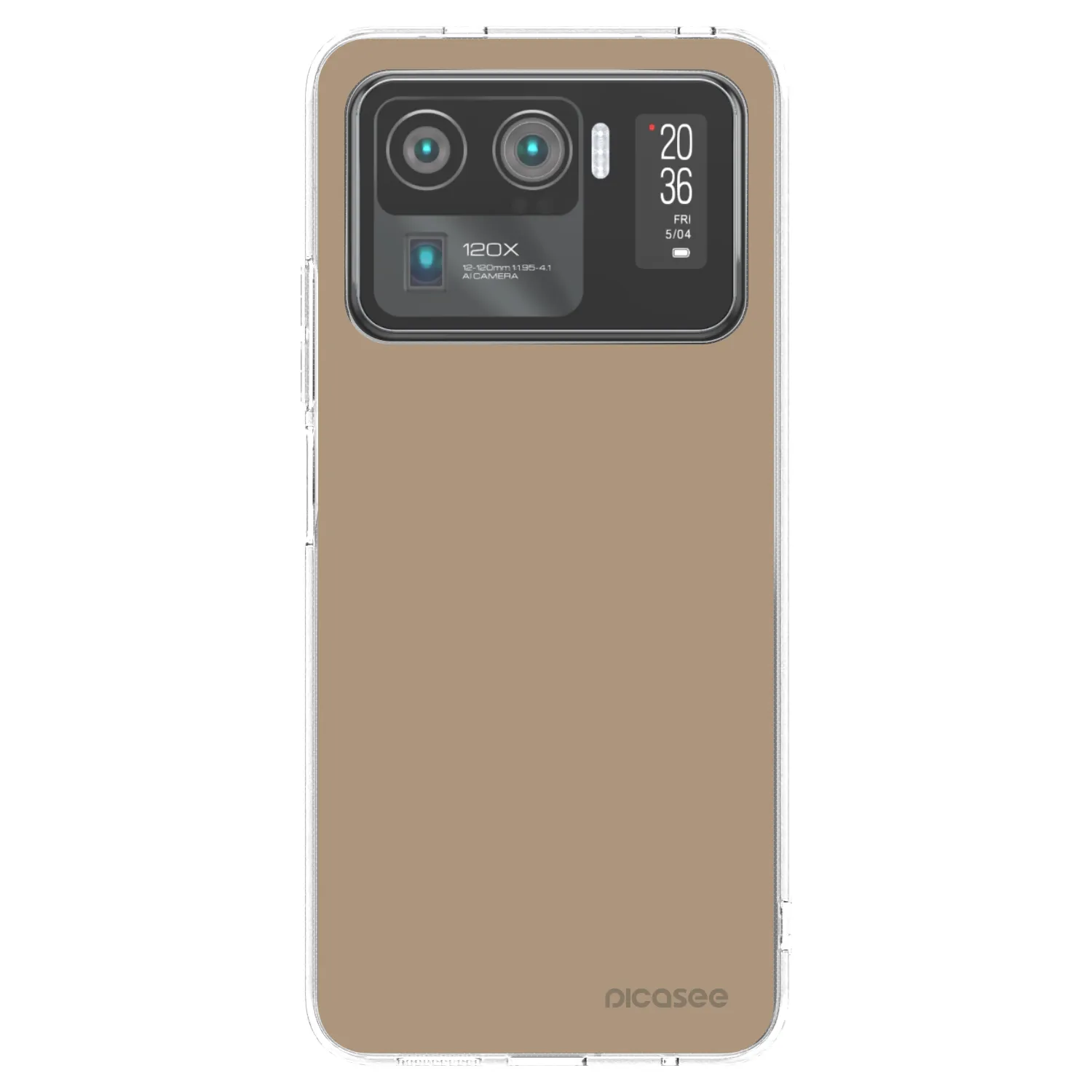 Picasee silikonový průhledný obal pro Xiaomi Mi 11 Ultra - Soft Sand
