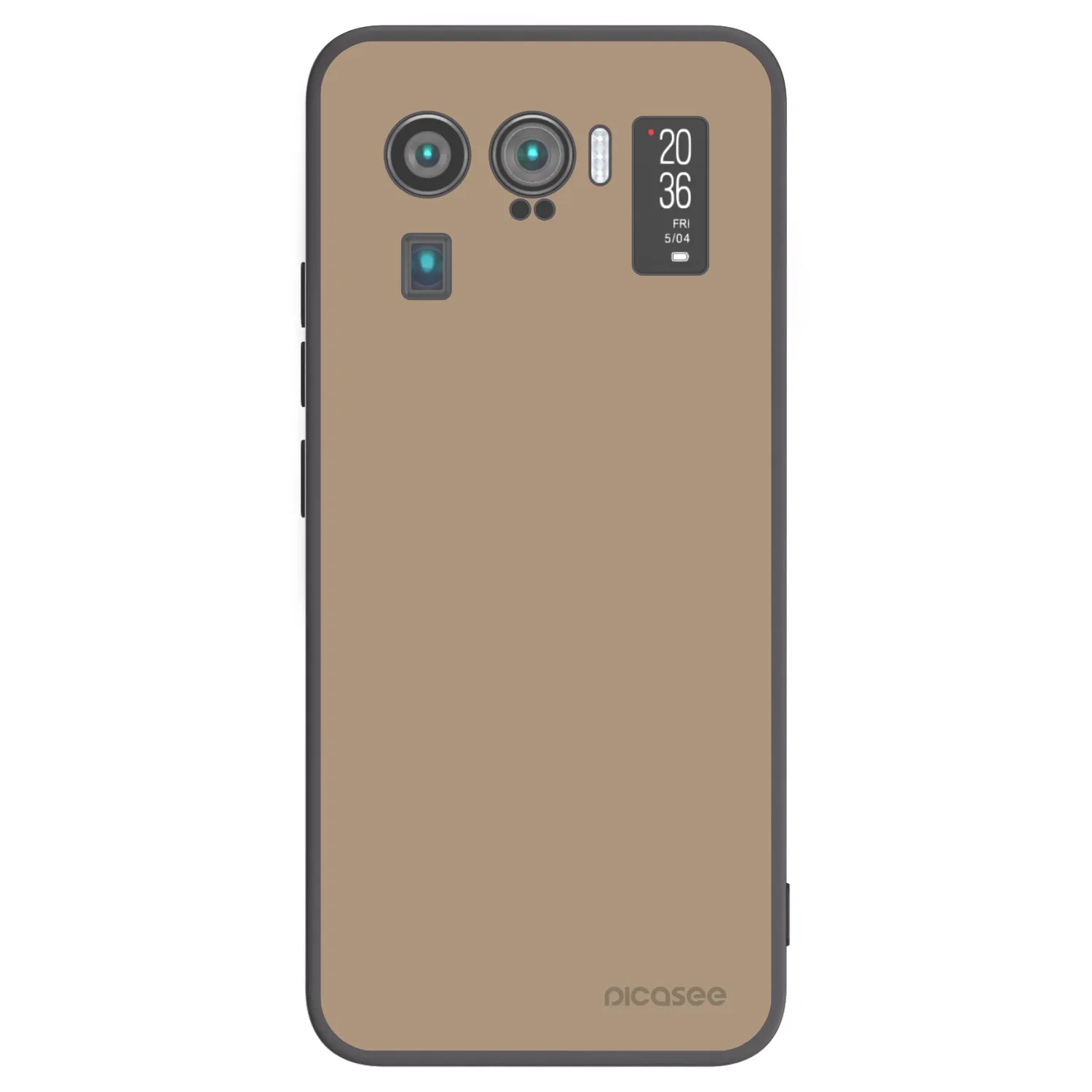 Picasee silikonový černý obal pro Xiaomi Mi 11 Ultra - Soft Sand