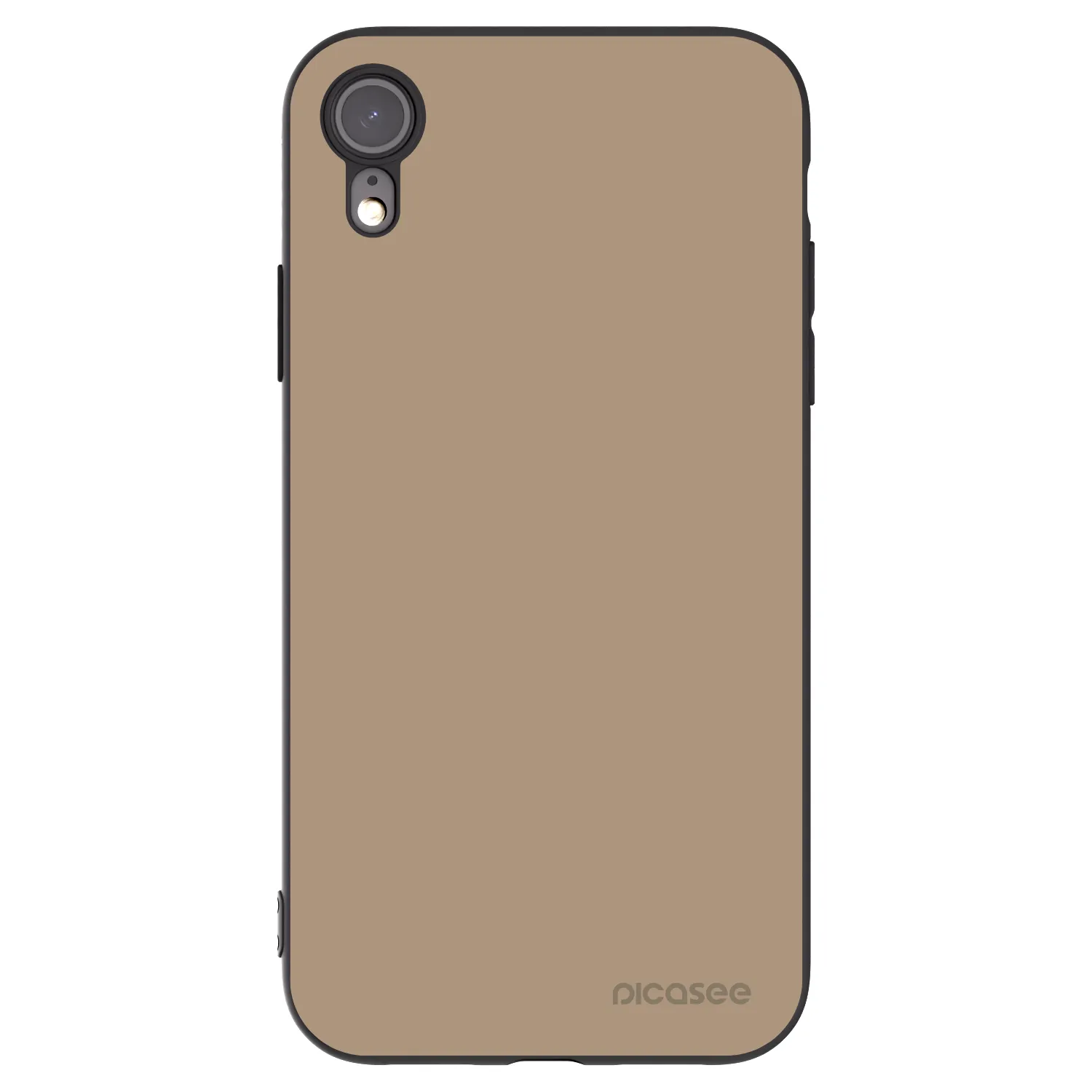 Picasee silikonový černý obal pro Apple iPhone XR - Soft Sand
