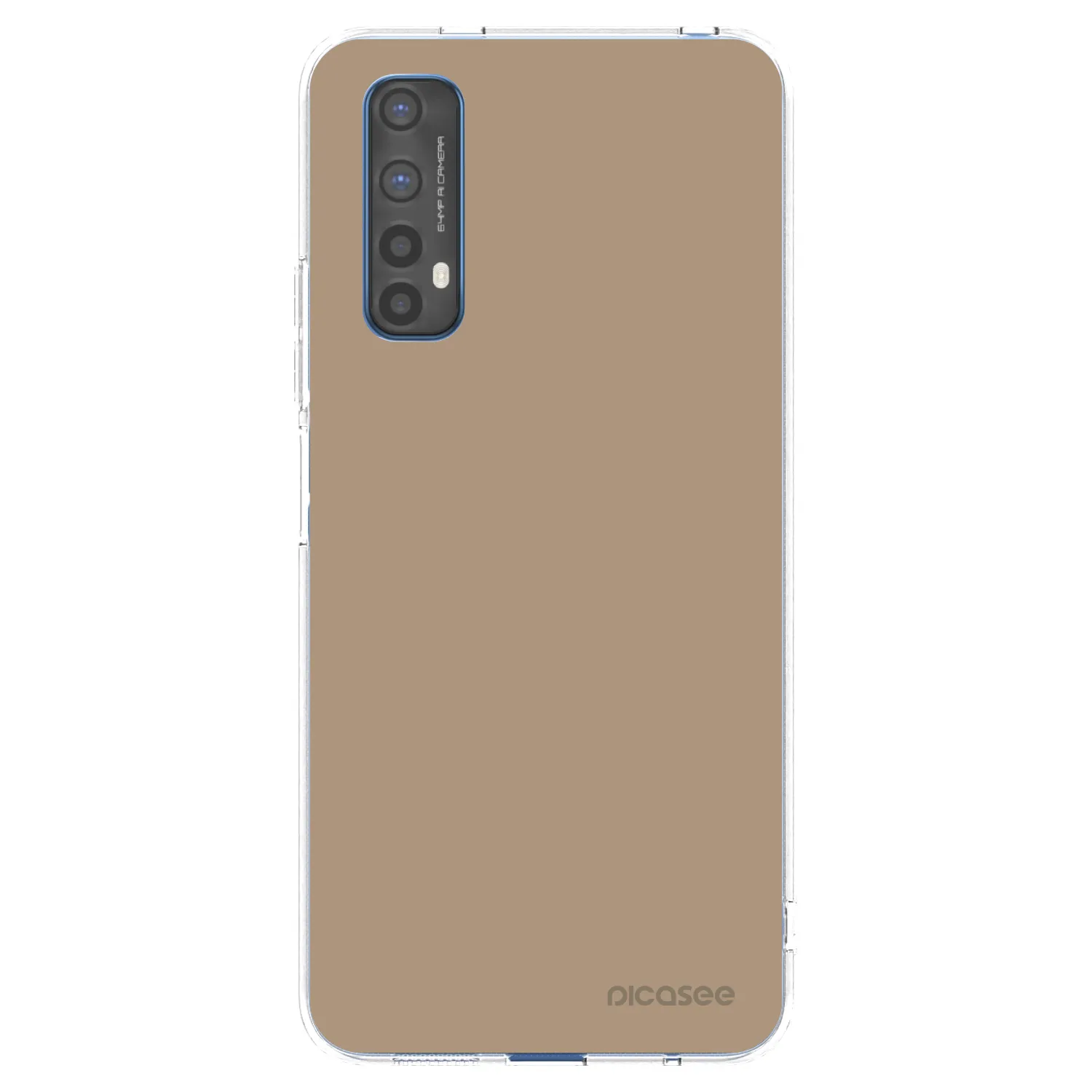Picasee silikonový průhledný obal pro Realme 7 - Soft Sand