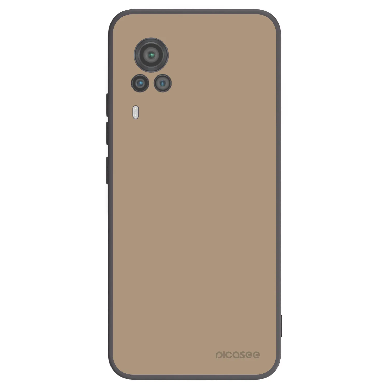 Picasee silikonový černý obal pro Vivo X60 Pro 5G - Soft Sand